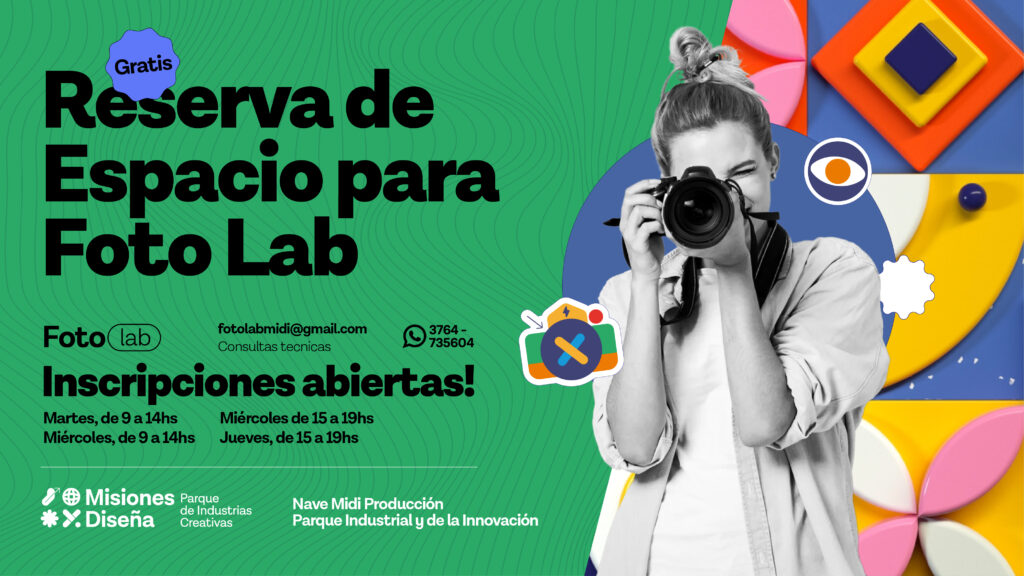 Misiones Diseña Espacio Alquiler foto lab para emprendedores