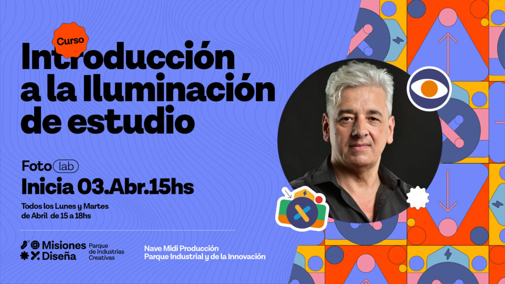 Misiones Diseña INTRO A LA ILUMINACIÓN DE ESTUDIO_PLACA IN - MEDIOS