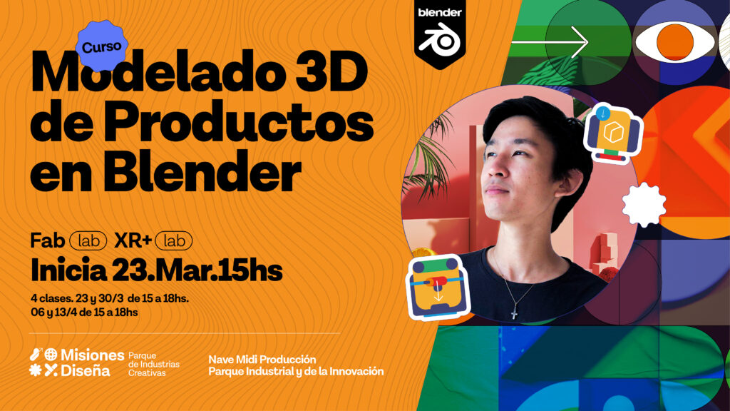Misiones Diseña XR Lab Fab Lab Blender Diseño 3D