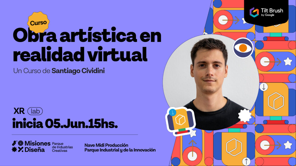 Tiltbrush obra artistica, Misiones Diseña, XR Lab, realidad virtual,